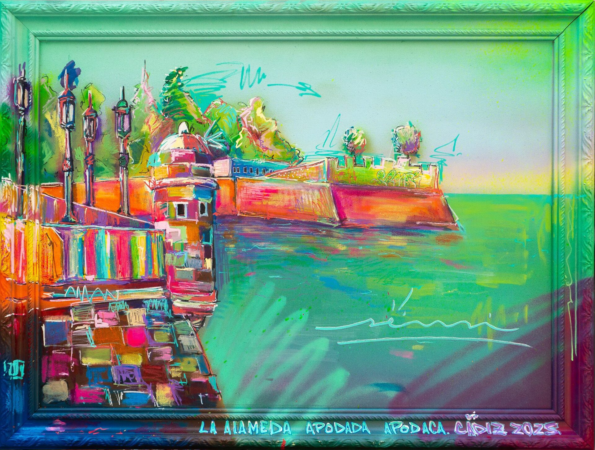 Arquitectura histórica de Cádiz reinterpretada en pintura contemporánea, Baluarte de la Candelaria en el proyecto SENSI