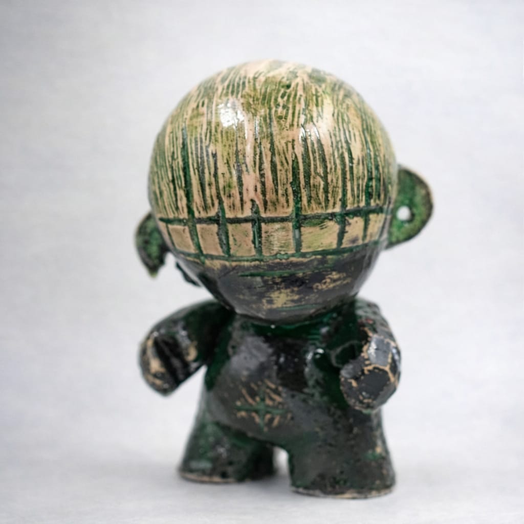 Escultura neoclásica pop jorge carrasco scare face