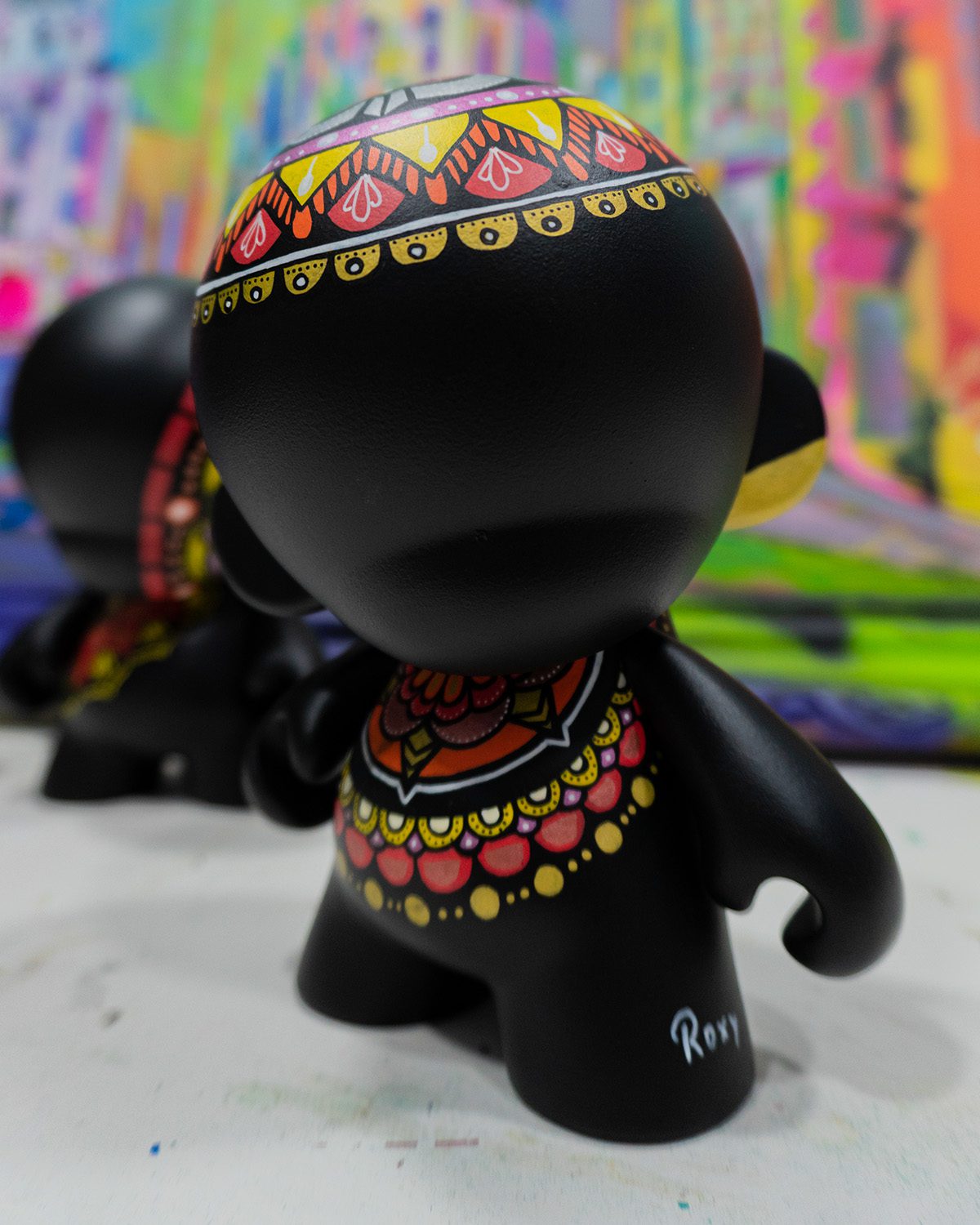 Art toy munny customizado por ROXY cartistas vinculados