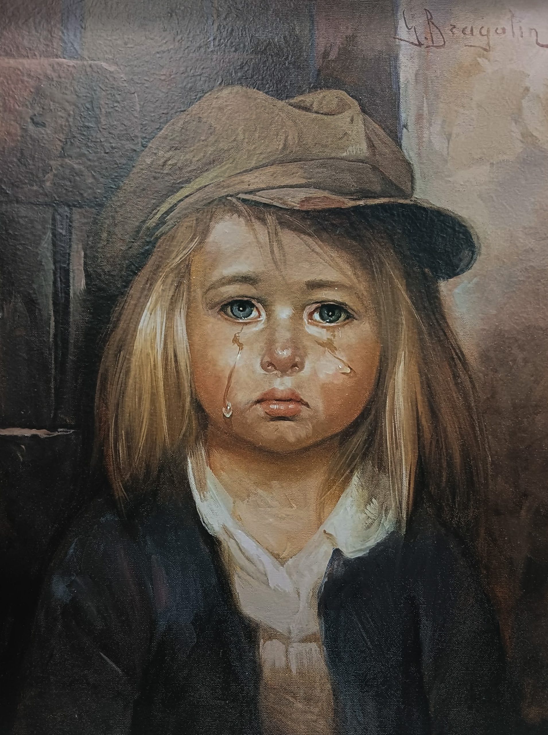 Niña llorando Giovanni Bragolin Apropiación indebida ahcor