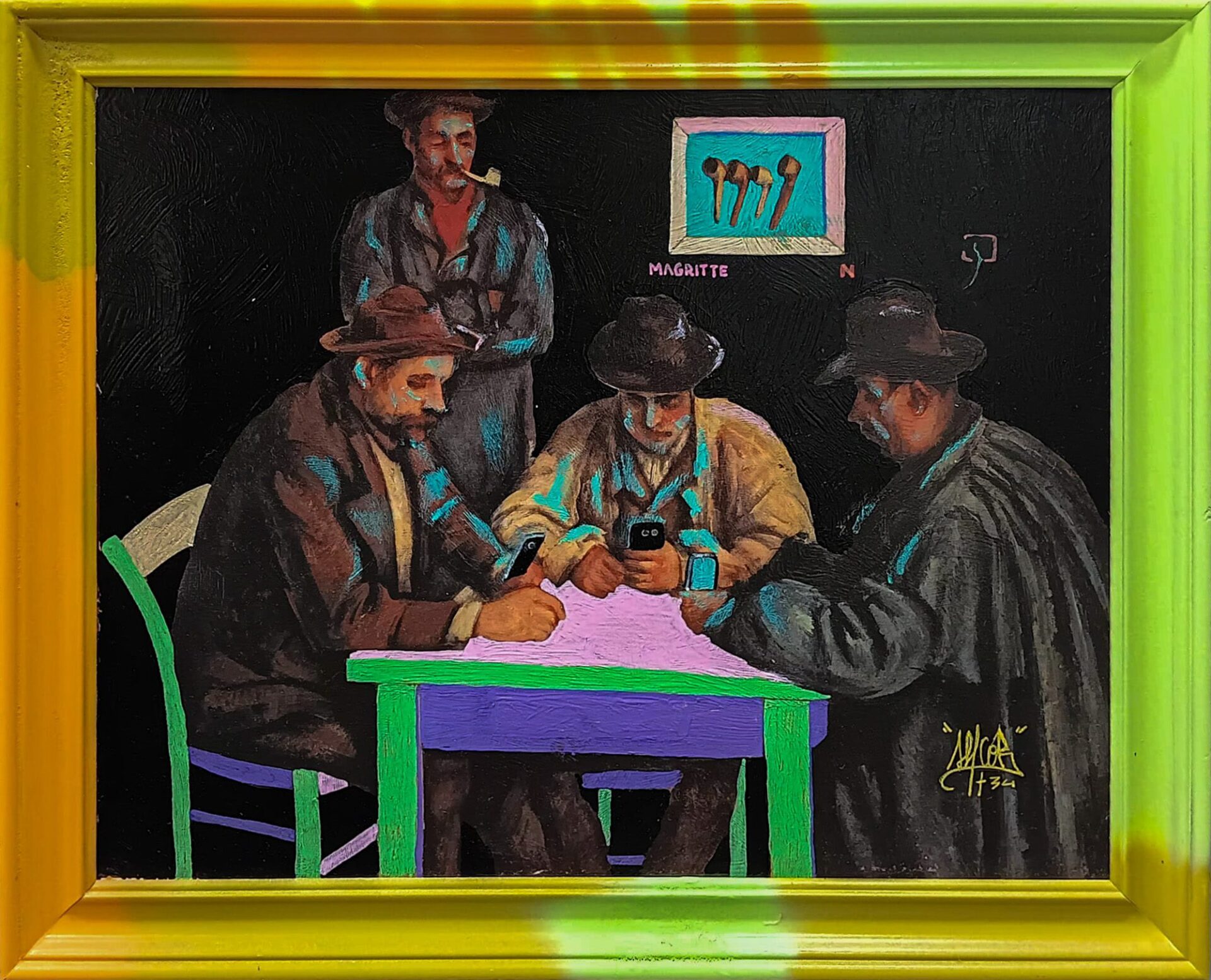 jugadores de cartas Apropiación indebida ahcor