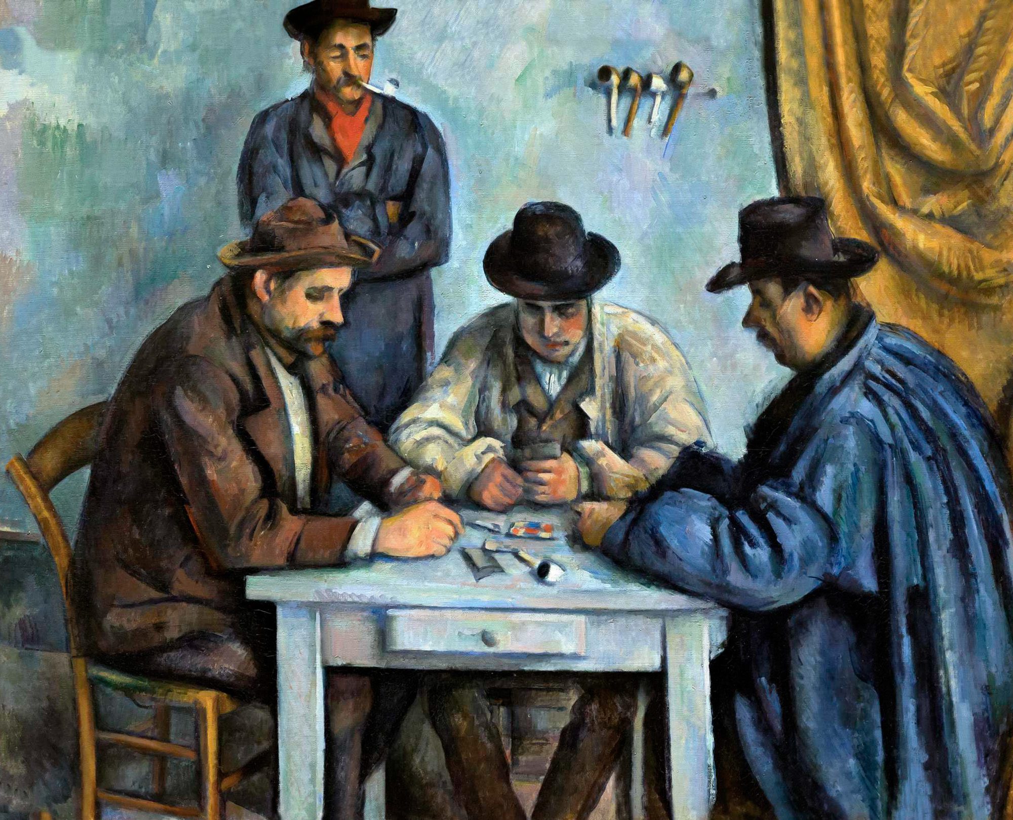 jugadores de cartas Paul Cézannne
