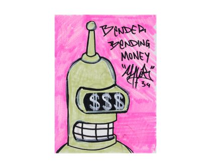 Bender bending money. Money eyes de Ahcor 2023