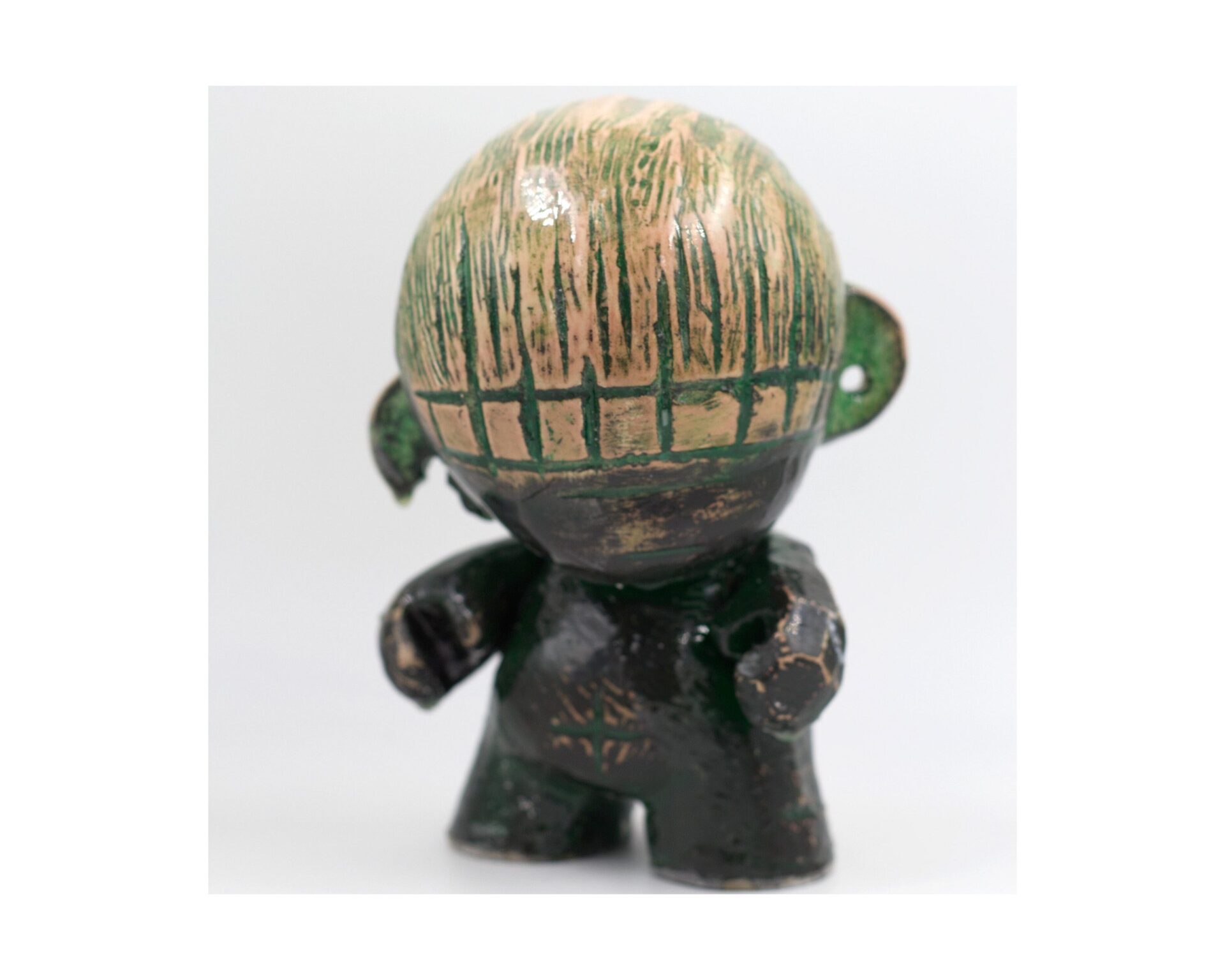 GREEN POXY Art Toy Munny Jorge Carrasco