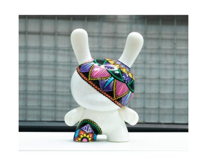 Custom Dunny de KidRobot por Roxy. Blankxy One Front