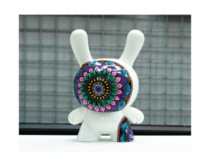 Custom Dunny de KidRobot por Roxy. Blankxy two Front