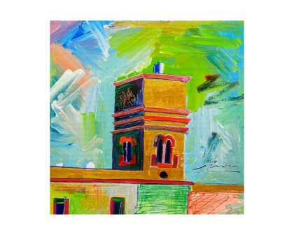 Obra original pintada por sensi. Torre Tavira de Cádiz